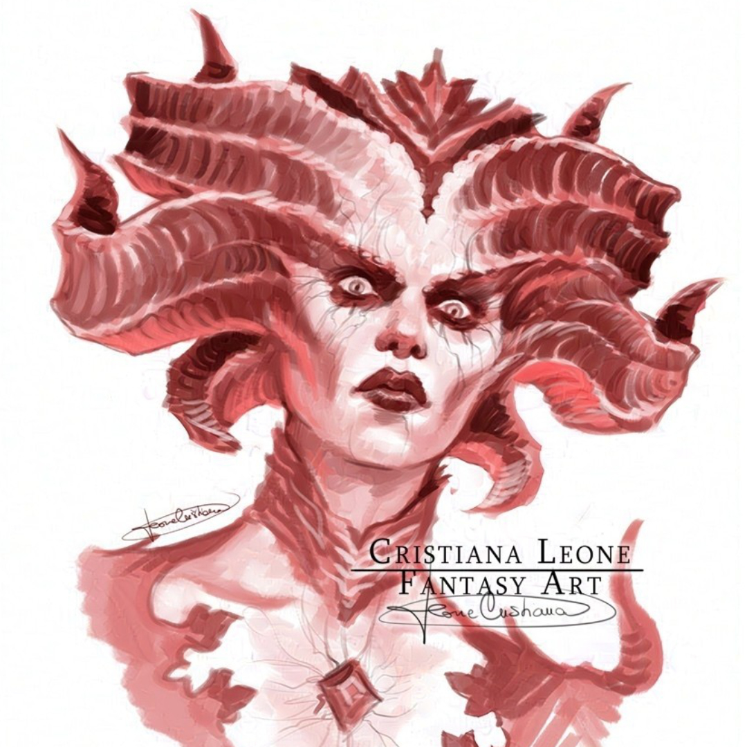 Mother Lilith Diablo 4 by Cristiana Leone